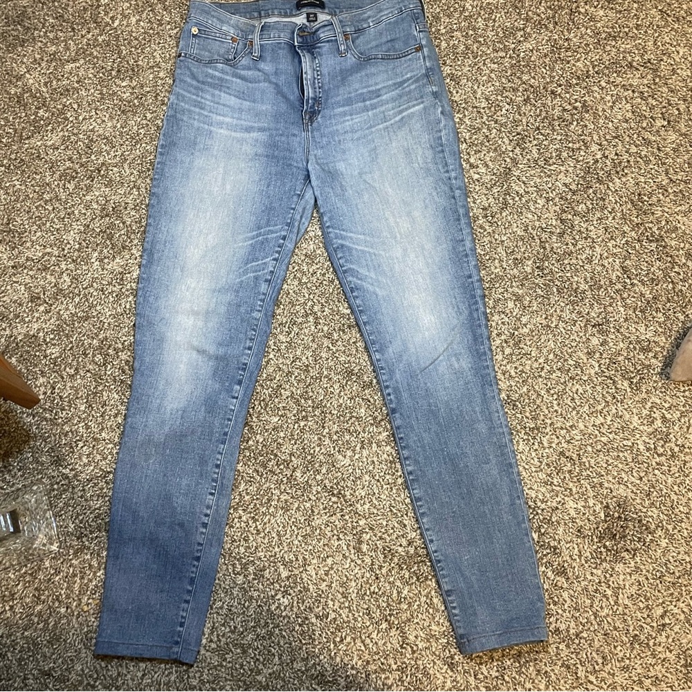 J. Crew 9” toothpick skinny jeans
